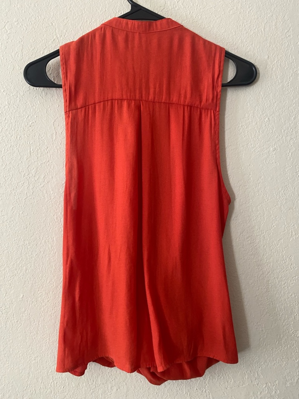 FREE PEOPLE Sleeveless Drape Front Top in Orange - Picture 7 of 10